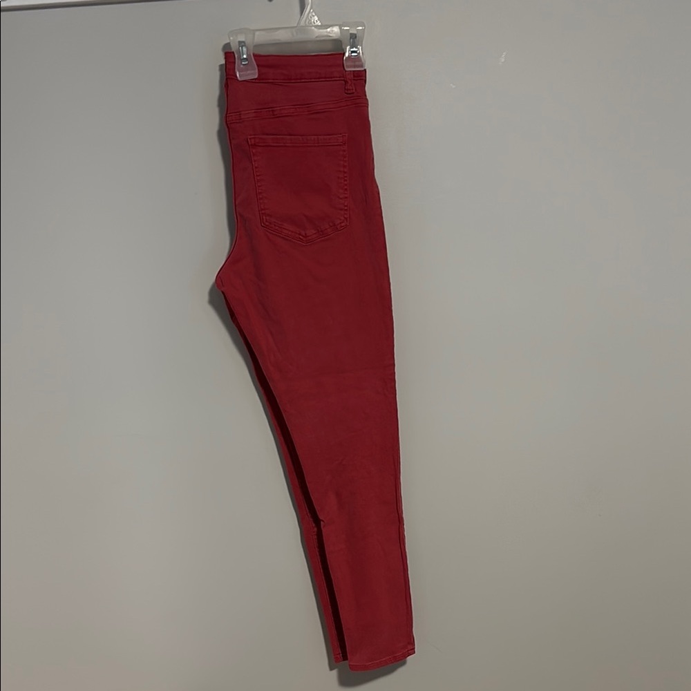 Women's Red Jeans
